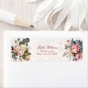 Rustikale Vintage Rose & Iris