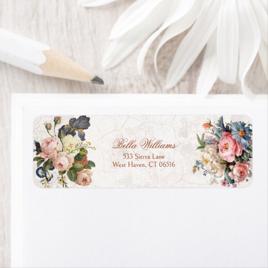 Rustikale Vintage Rose & Iris (Insitu)