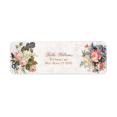 Rustikale Vintage Rose & Iris (Vorne)