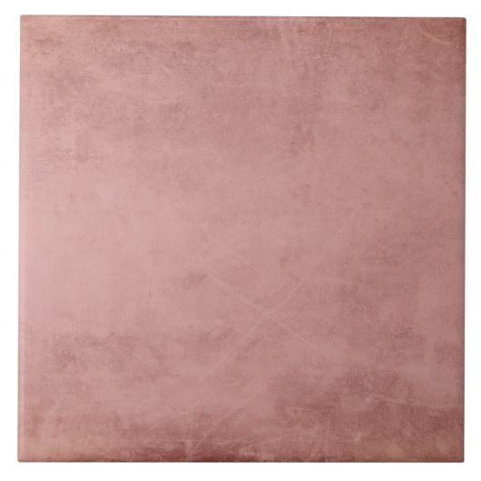 Rustikale Vintage-Shabby-Chic-Rot-Faux-Textur Fliese (Vorderseite)