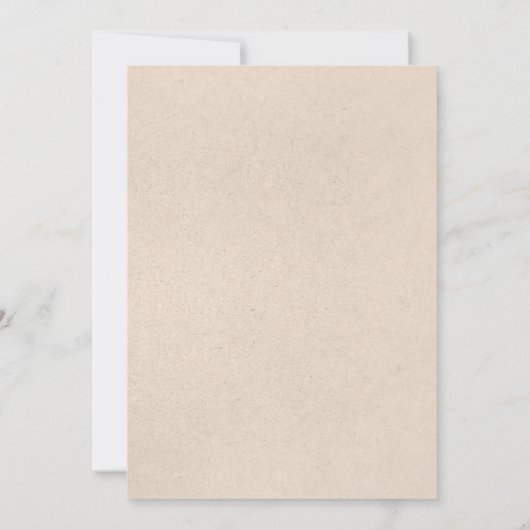 Rustikale Vintage Starfish-Hochzeits-Einladungen Einladung (Rückseite)