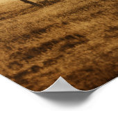 Rustikale Vintage Textur Poster (Ecke)