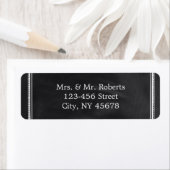 rustikale Vintage Typografie Chalkboard Hochzeit (Insitu)