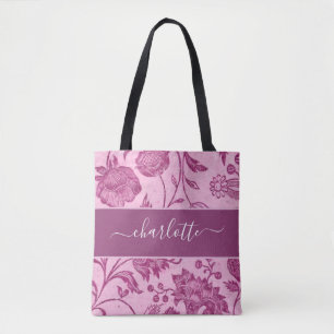 Rustikale Vintage-Wildblumen-Blumen Tasche