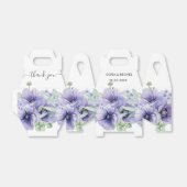 Rustikale Violet Summer Wild Floral Wedding Geschenkschachtel (Ungefaltet)