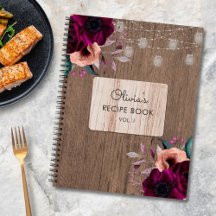 Rustikale violette Blumen Weißrezept Kochbuch
