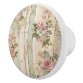 Rustikale Vitage-Rose Keramikknauf (Rechts)