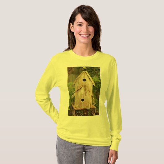 rustikale Vogelschläuche 2 Stockwerke T-Shirt (Vorne ganz)