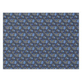 Rustikale volkstümliche Blumenstruktur Tischdecke (Vorderseite (Horizontal))