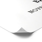 Rustikale, vor Ort gezüchtete Farm Barn Baby Showe Poster (Ecke)