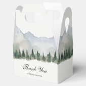 Rustikale Wald- und Berghochzeit Geschenkschachtel (Geöffnet)