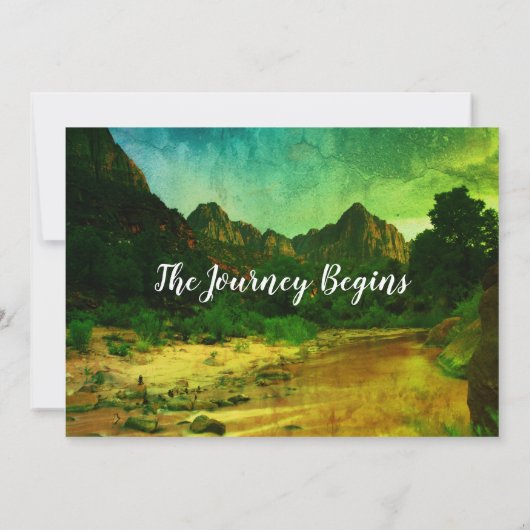 Rustikale Waldbeere Babydusche Dankeskarte (Rückseite)