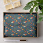 Rustikale Wälder Blätter Herbst Winter Berries Seidenpapier (Geschenk)