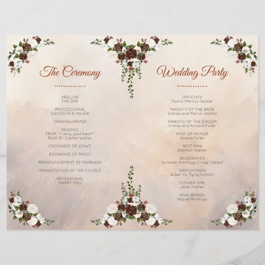 Rustikale Wälder Federn und Blütenblut (Rückseite)