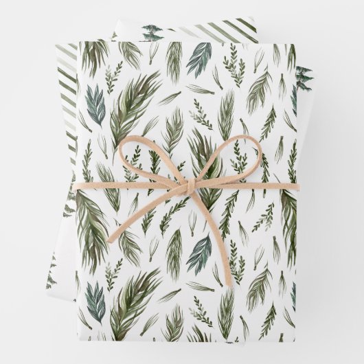 Rustikale Wälder Hochzeitszettel Geschenkpapier Set (Beispiel)