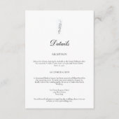 Rustikale Wälder und Hochzeiten Begleitkarte (Vorderseite)