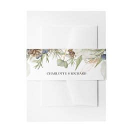 Rustikale Wälder, Vegetation und Pinecones Einladungsbanderole