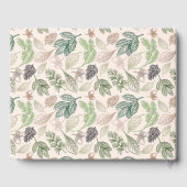 Rustikale Waldfamilie Wiedersehen Gästebuch (Rückseite)