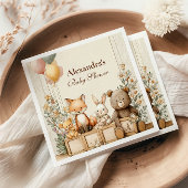 Rustikale Waldfreunde Serviette