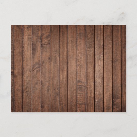 Rustikale Waldgrüne Feier zur Lebensbeerdigung Ankündigungspostkarte (Rückseite)