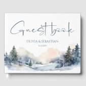 Rustikale Waldhochzeit Gästebuch (Vorderseite)