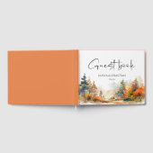 Rustikale Waldhochzeit im Herbst Gästebuch (Voll)