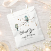 Rustikale Waldlandliebe Vögel Feier Geschenktütchen (Ausgeschnitten)