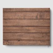 Rustikale Waldlandschaft im Gedächtnisbeerden Gästebuch (Rückseite)