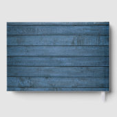 Rustikale Waldlandschaft im Gedächtnisbeerden Gästebuch (Rückseite)