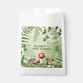 Rustikale Waldlandschaft Pilze Pilze Fungi Ferns Geschenktütchen (Vorderseite)
