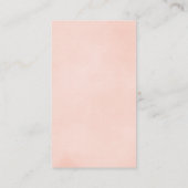 Rustikale Waldtiere Girl-Degustationen Begleitkarte (Rückseite)