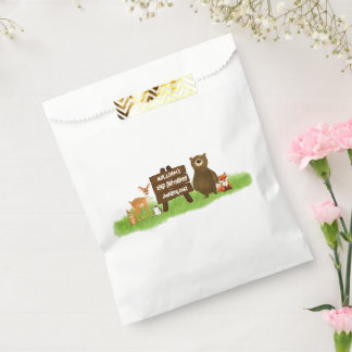 Rustikale Waldtiere Kindergeburtstag Geschenktütchen