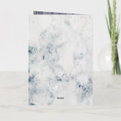 Rustikale Waldtiere Weihnachtsgebäck Wasserfarbe F Karte (Rückseite)