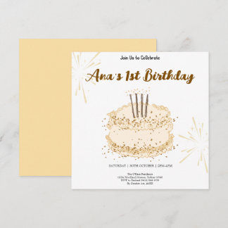 Rustikale Waldtiere Wildtiere einen Geburtstag Einladung