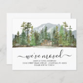 Rustikale Waldwälder haben wir neue Zuhause bewegt (Vorne/Hinten)