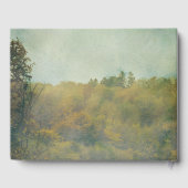 Rustikale Waldzeremonie des Lebens Gästebuch (Rückseite)