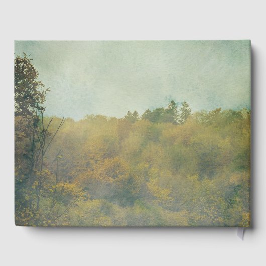 Rustikale Waldzeremonie des Lebens Gästebuch (Rückseite)