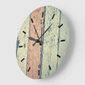 Rustikale Wand Kunst Große Wanduhr (Winkel)