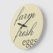 Rustikale Wanduhr - Bauernhof Frischeier (Winkel)