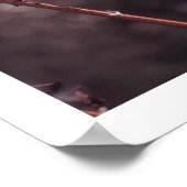 Rustikale Warmfall Wildblume Bauernhof Kunst Poster (Ecke)