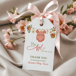 Rustikale Wäscheleine Apfel Regional Angebaut Baby Geschenkanhänger