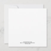 Rustikale Wasserfalllandschaft Einladung Hochzeit (Rückseite)