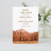 RUSTIKALE Wasserfarbe BERG EINFACHE Save-the-Date- Save The Date (Stehend Vorderseite)