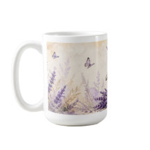 Rustikale Wasserfarbe Lavendel Frieden Ruhe Gelass