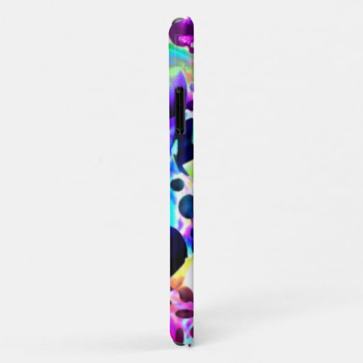 Rustikale Wasserfarbe mit Löchern und Ausschnitten Case-Mate iPhone Hülle (Hinten/Rechts)