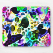 Rustikale Wasserfarbe mit Löchern und Ausschnitten Mousepad (Vorne)