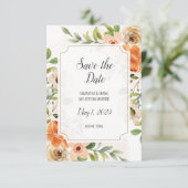 Rustikale Wasserfarbe Terracotta (Stehend Vorderseite)