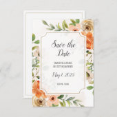 Rustikale Wasserfarbe Terracotta (Vorne/Hinten)