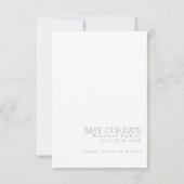 Rustikale Wasserfarbe | UAWG | | Hochzeit Save The Date (Rückseite)