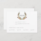 Rustikale Wasserfarbe | UAWG | | Hochzeit Save The Date (Vorne/Hinten)